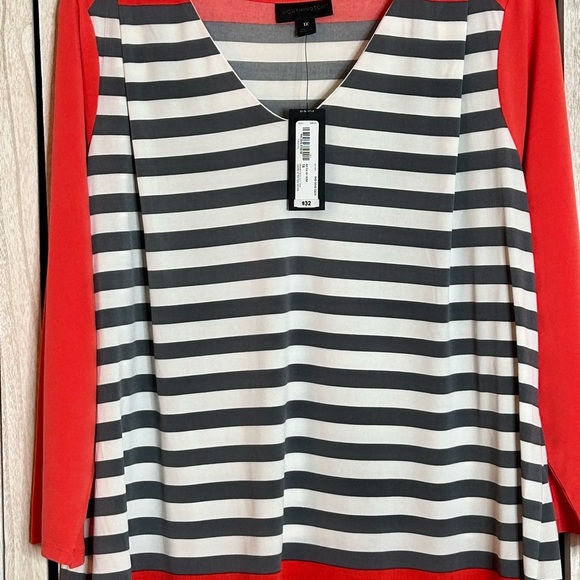 Worthington women’s stripe top - Picture 2 of 5